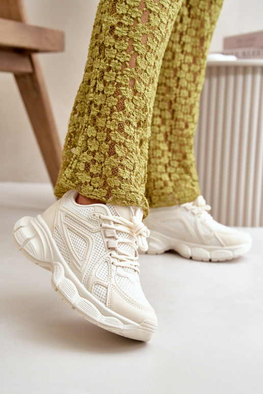 sportiniai bateliai  modelio batai  smėlio spalvos Timoci