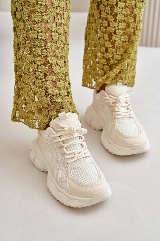 sportiniai bateliai  modelio batai  smėlio spalvos Timoci