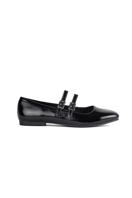 Juodos spalvos  balerinos