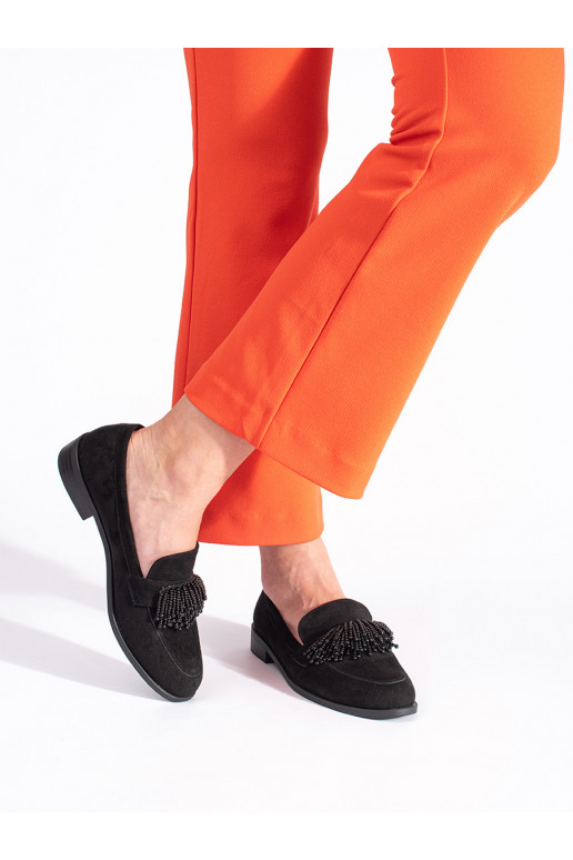 Moteriški mokasinai iš zomšos 