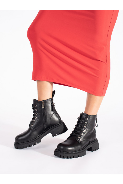   juodos spalvos  moteriški batai