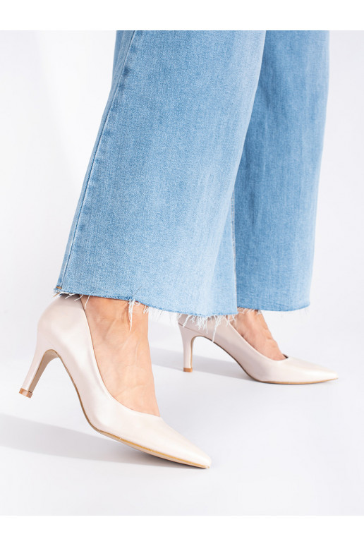   perłowe aukštakulniai su plonu kulniuku