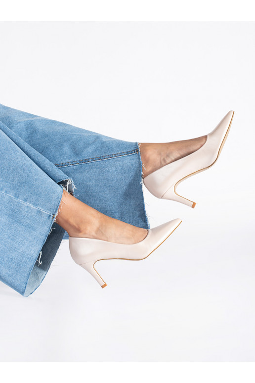   perłowe aukštakulniai su plonu kulniuku