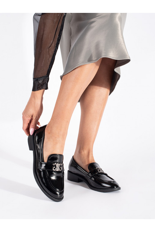  juodos spalvos  moteriški mokasinai