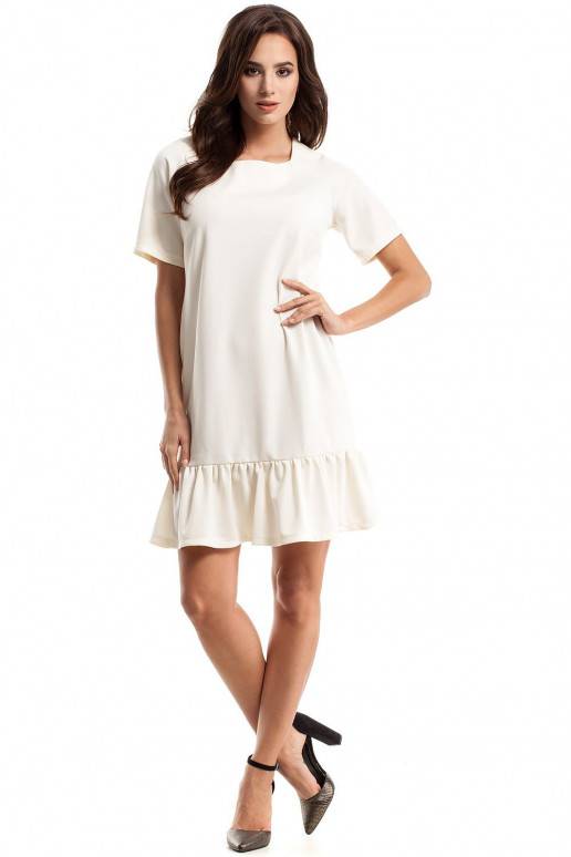 Laisvalaikio suknelė baltos/smėlio... Laisvalaikio suknelė baltos/smėlio...