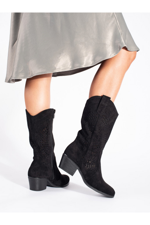 Juodos spalvos  kaubojiško stiliaus 