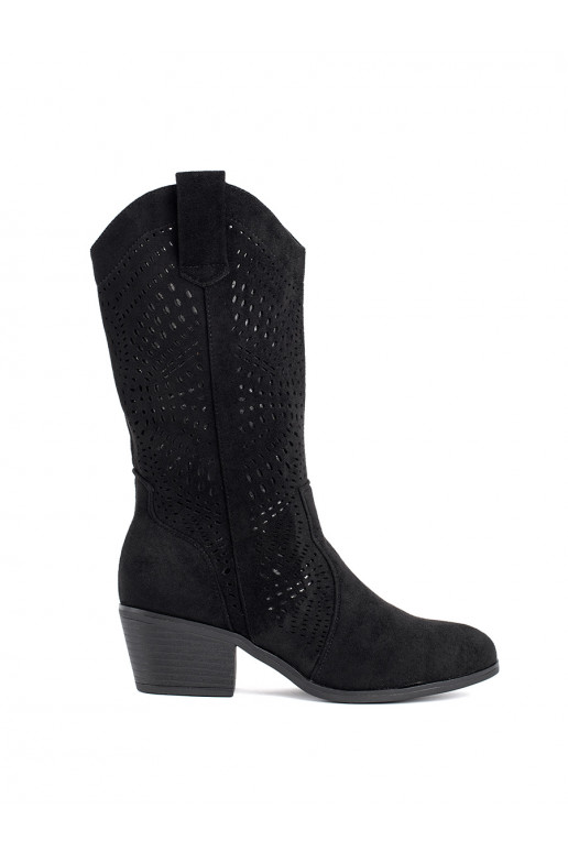 Juodos spalvos  kaubojiško stiliaus 