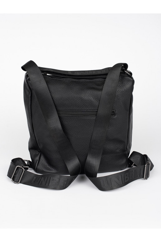 juoda   rankinė typu kuprinė su kutais