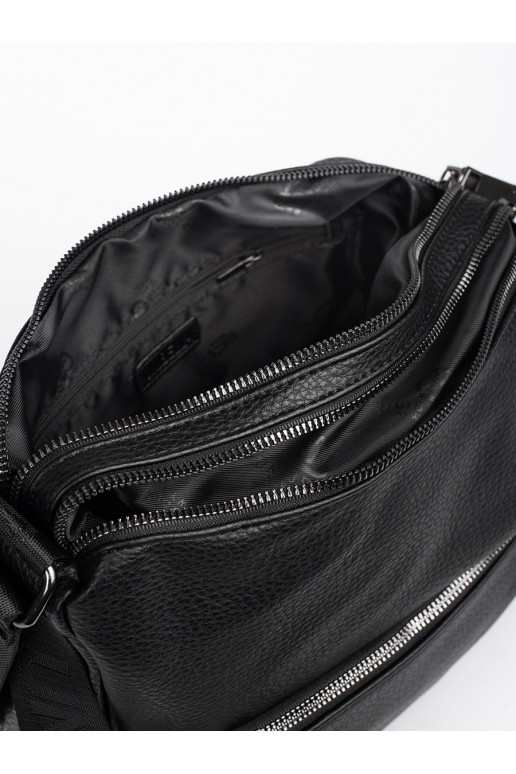 juoda   rankinė typu kuprinė su kutais