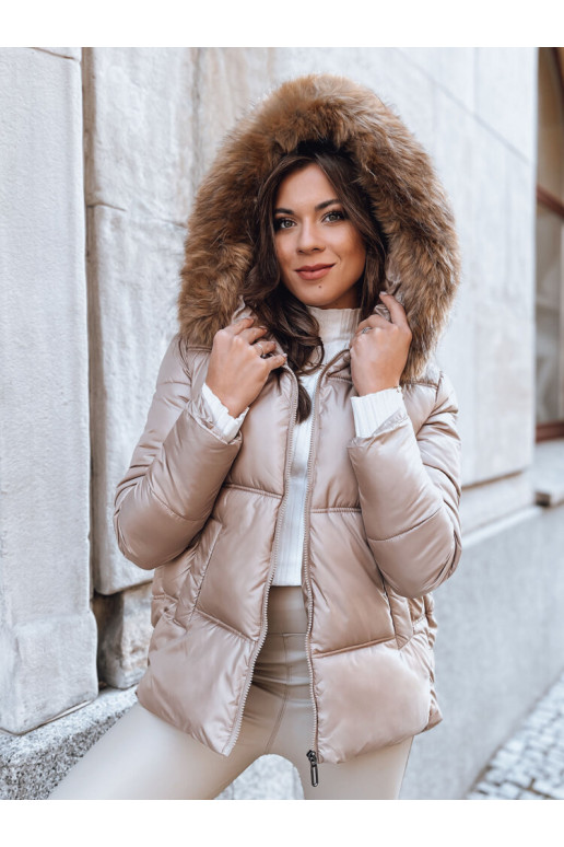 Moteriška dygsniuota žieminė striukė...