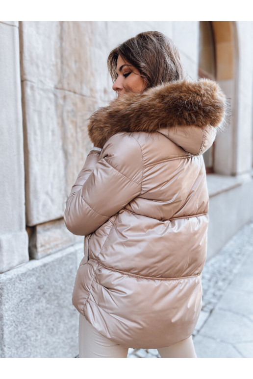 Moteriška dygsniuota žieminė striukė...