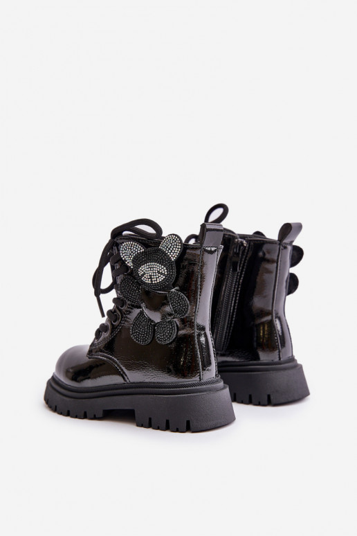 pašiltinti Aulinukai Vaikiški   su lako efektu Juodos spalvos Relobia