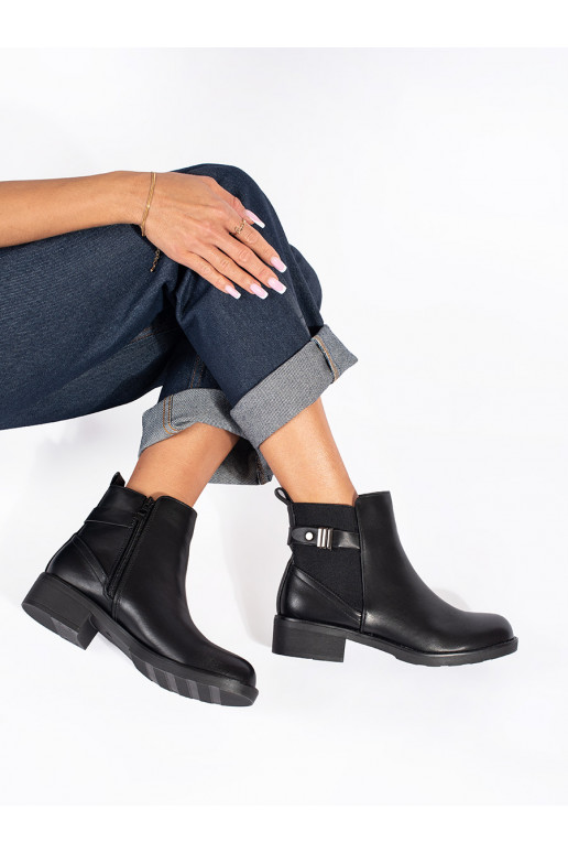 Juodos spalvos Moteriški batai  Juodos spalvos Moteriški batai