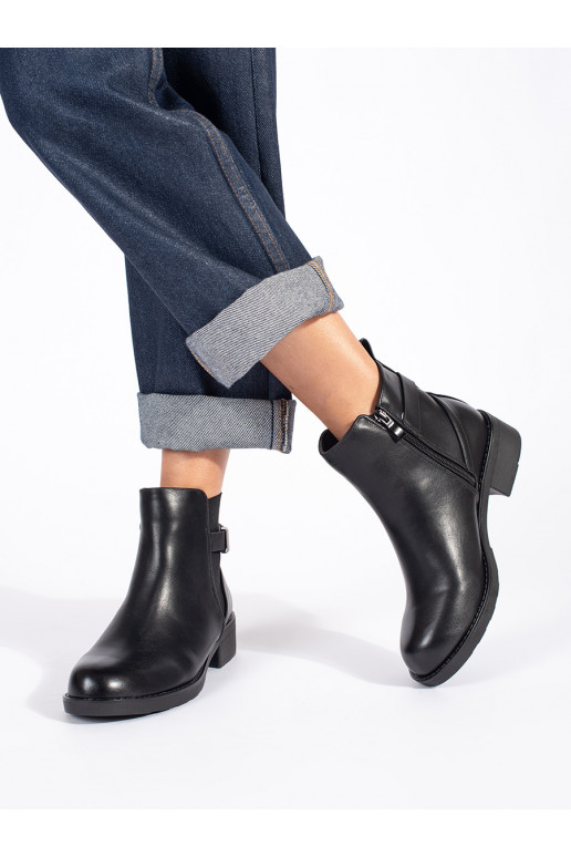 Juodos spalvos Moteriški batai  Juodos spalvos Moteriški batai