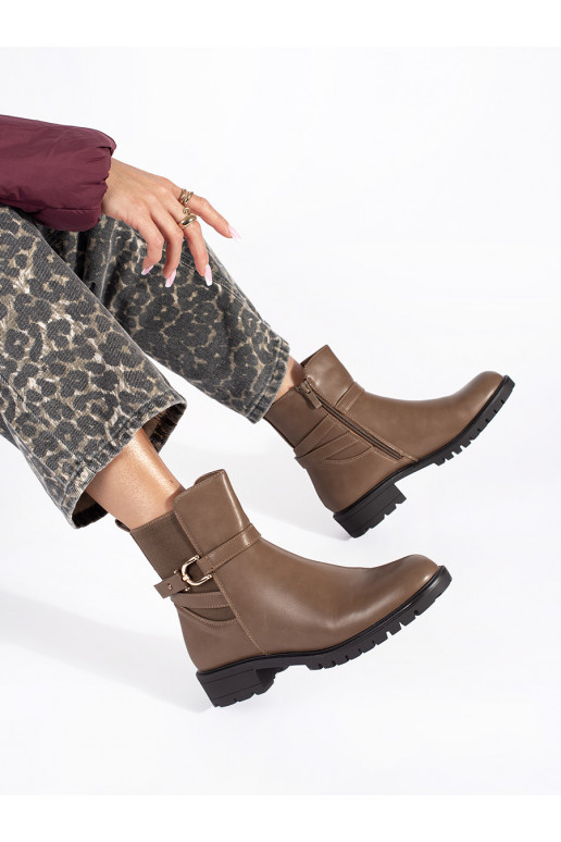 rudos spalvos  moteriški batai