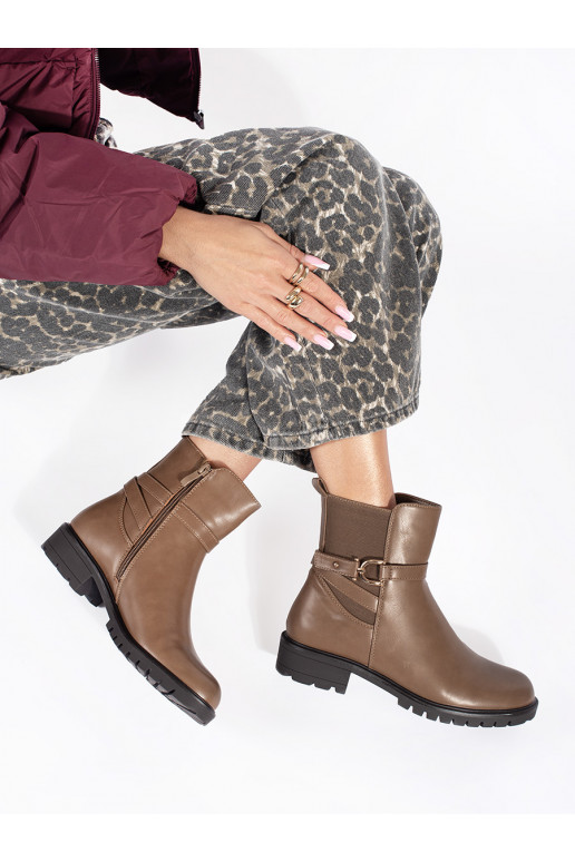 rudos spalvos  moteriški batai