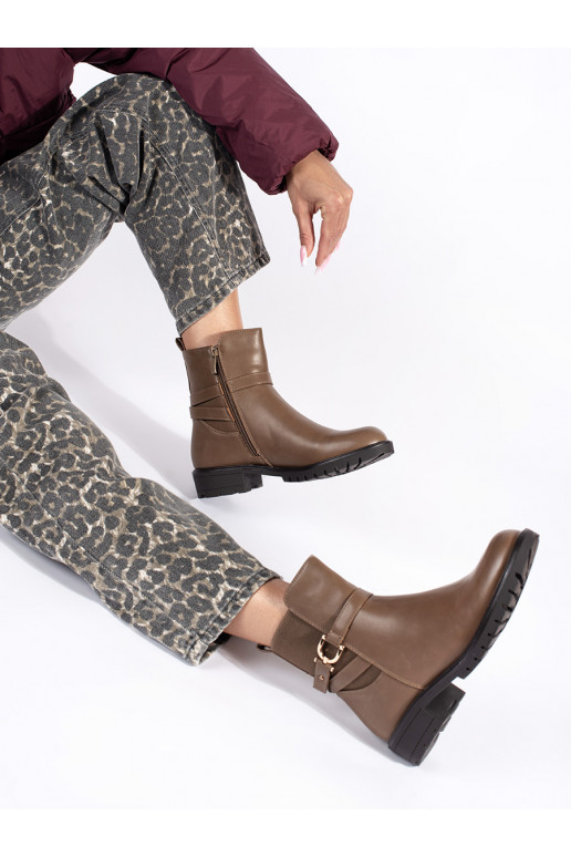 rudos spalvos  moteriški batai