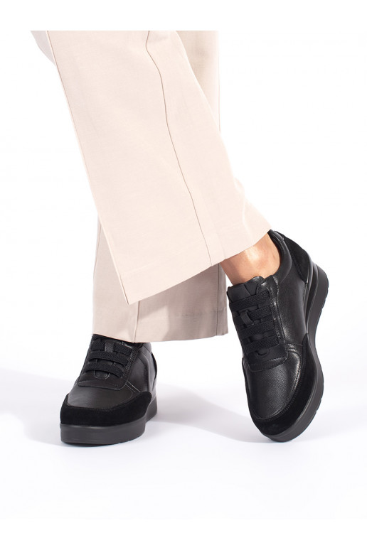 Juodos spalvos   moteriški pusbačiai  Sergio Leone