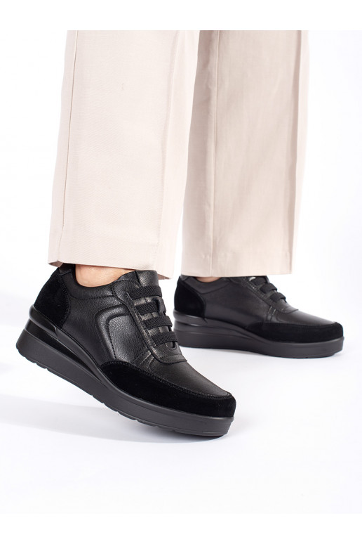 Juodos spalvos   moteriški pusbačiai  Sergio Leone