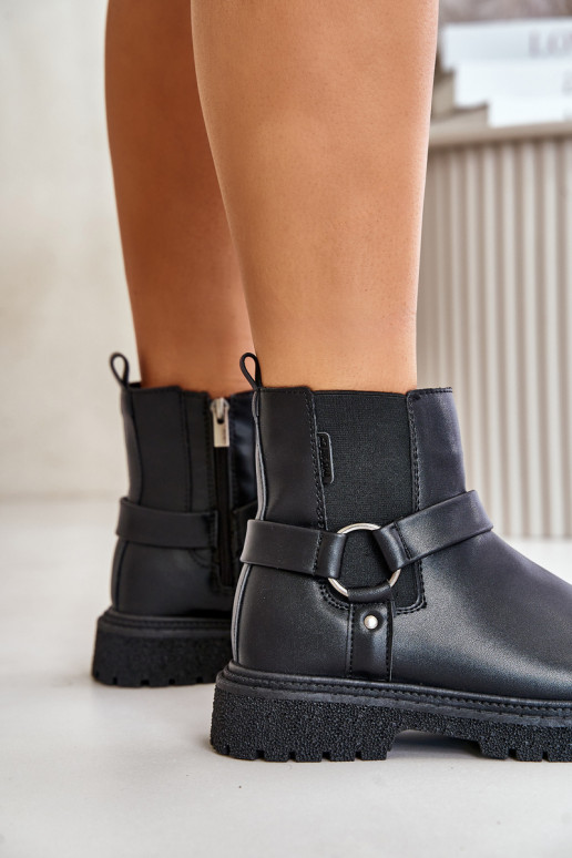 stilingi aulinukai pašiltinti  Big Star OO274A128 Juodos spalvos