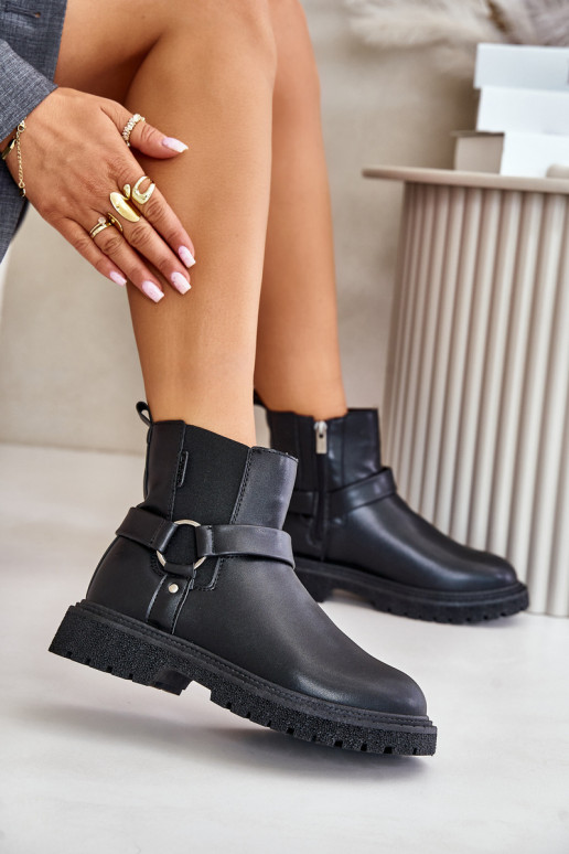 stilingi aulinukai pašiltinti  Big Star OO274A128 Juodos spalvos