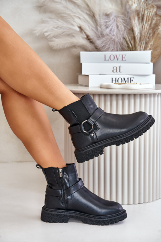 stilingi aulinukai pašiltinti  Big Star OO274A128 Juodos spalvos