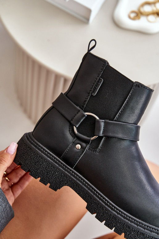 stilingi aulinukai pašiltinti  Big Star OO274A128 Juodos spalvos