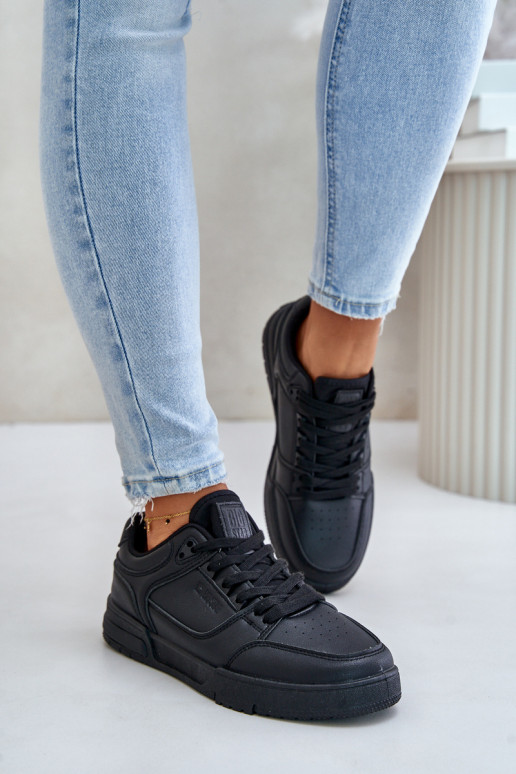 Sneakers modelio batai Moteriškas Big Star OO274A551 Hi-Poly System juodos spalvos