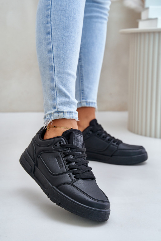 Sneakers modelio batai Moteriškas Big Star OO274A551 Hi-Poly System juodos spalvos