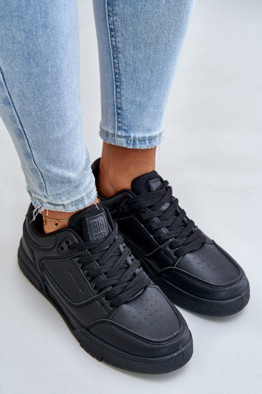 Sneakers modelio batai Moteriškas Big Star OO274A551 Hi-Poly System juodos spalvos