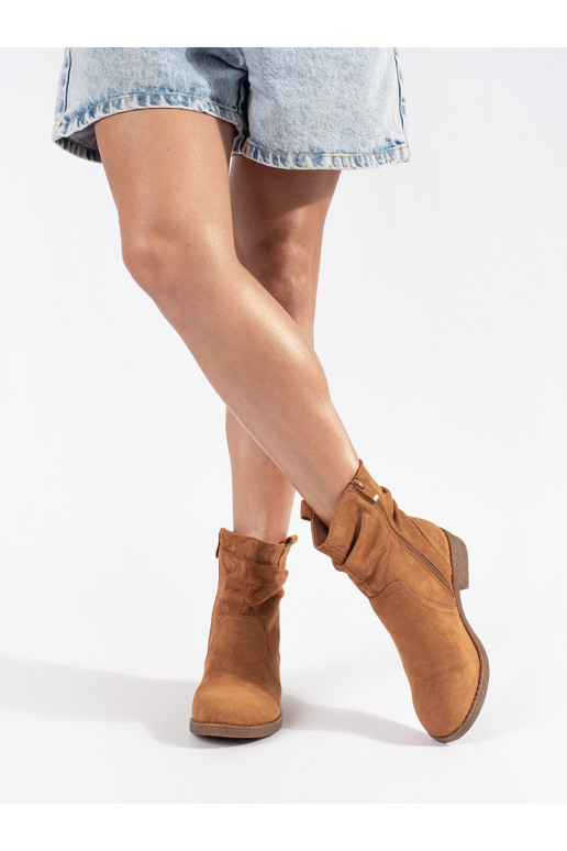 rudos spalvos kaubojiško stiliaus batai rudos spalvos kaubojiško stiliaus batai