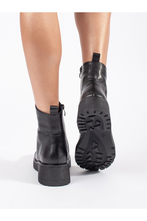   juodos spalvos batai su masyviu kulnu Sergio Leone