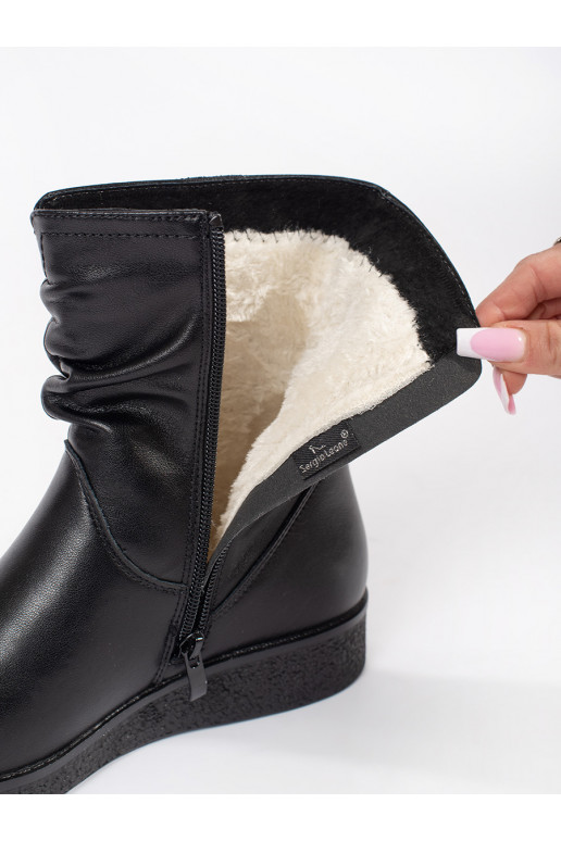 Juodos spalvos   moteriški batai   Sergio Leone