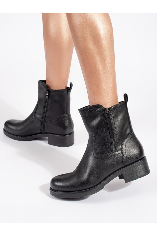 Juodos spalvos   moteriški batai Sergio Leone