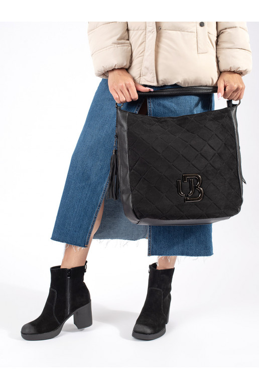 Juodos spalvos   moteriški batai ant kulno Sergio Leone