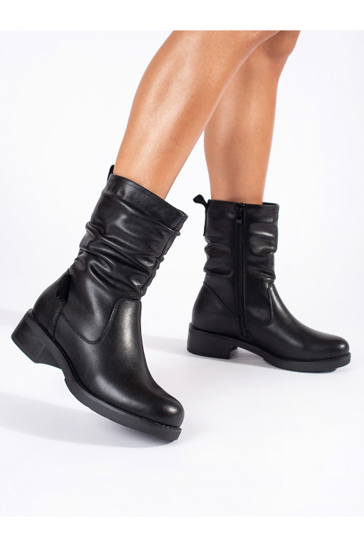 Juodos spalvos   moteriški batai  Sergio Leone