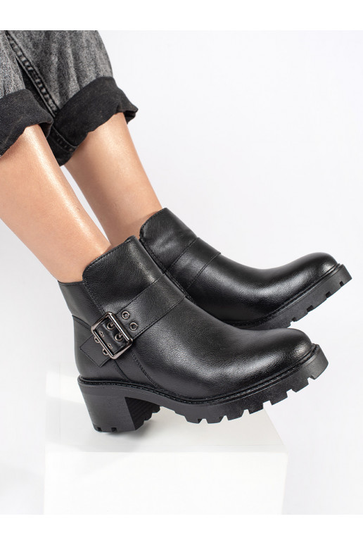 Juodos spalvos   moteriški batai   Sergio Leone