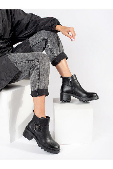 Juodos spalvos   moteriški batai   Sergio Leone 2