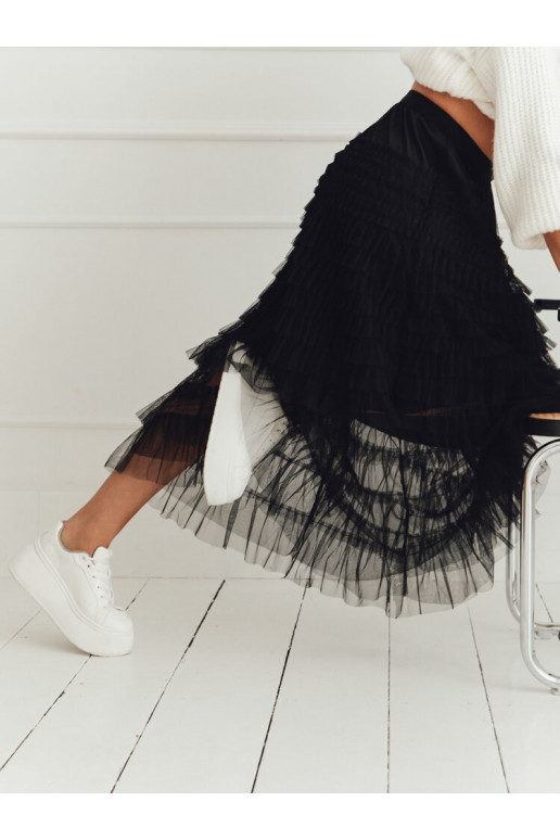 Juodas sijonas PASTELLA Juodas sijonas PASTELLA