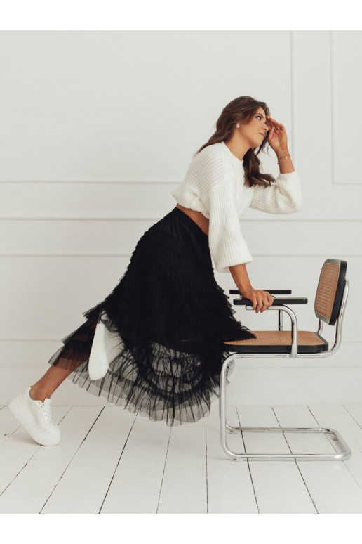 Juodas sijonas PASTELLA Juodas sijonas PASTELLA