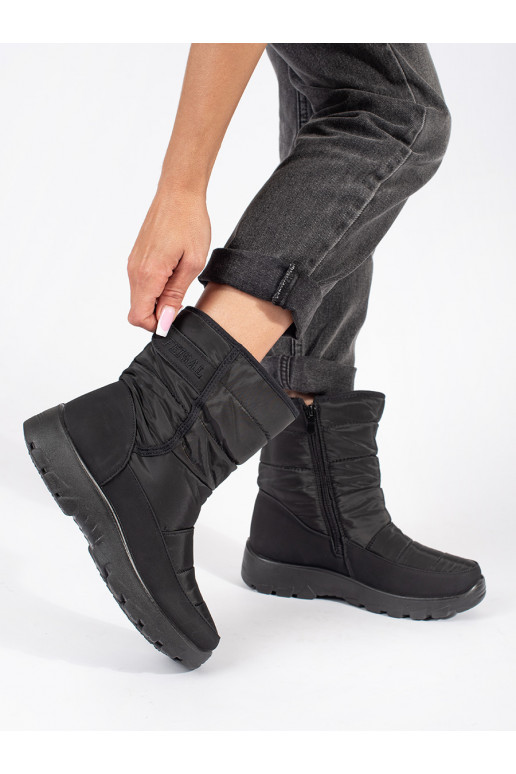 Juodos spalvos su pašiltinimu Moteriški sniego batai Juodos spalvos su pašiltinimu Moteriški sniego batai