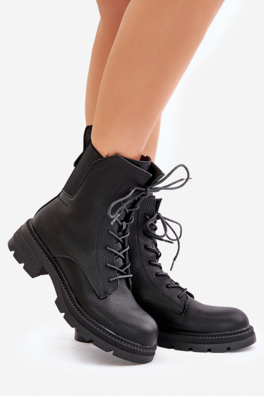 pašiltinti aulinukai  Juodos spalvos Leairae