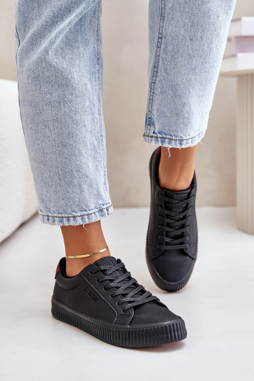 pašiltinti Laisvalaikio bateliai Big Star OO274A462 Juodos spalvos