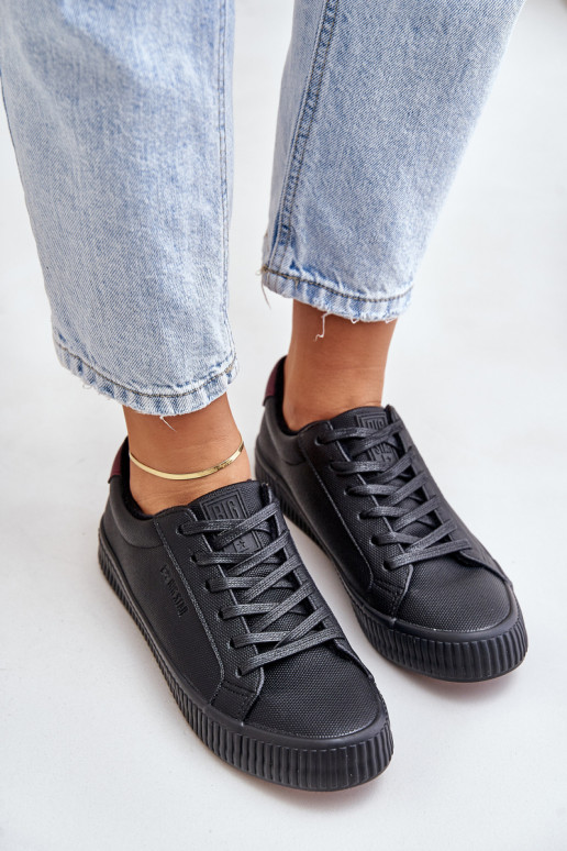 pašiltinti Laisvalaikio bateliai Big Star OO274A462 Juodos spalvos