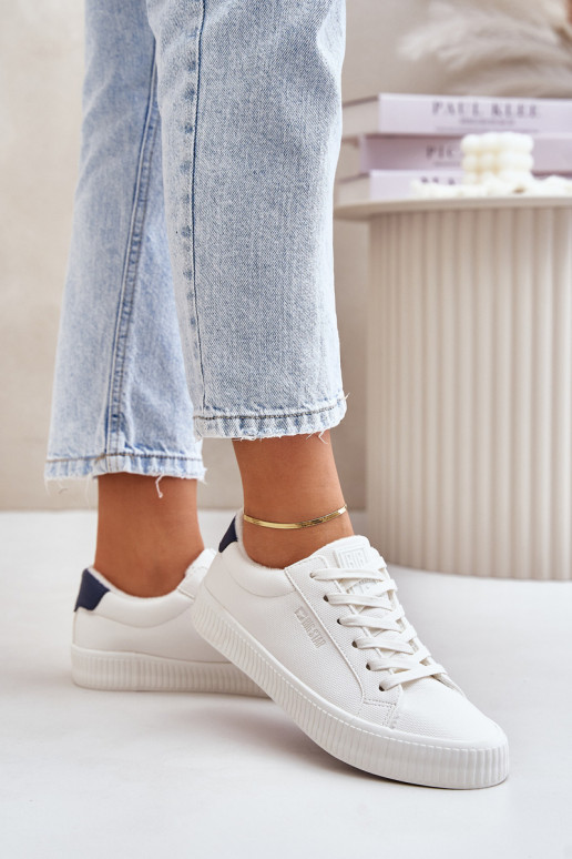 pašiltinti Laisvalaikio bateliai Big Star OO274A460 baltos spalvos