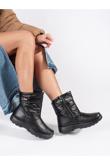 Juodos spalvos Moteriški sniego batai 2