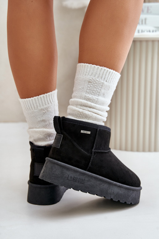  sniego batai su platforma Big Star OO274A099 Juodos spalvos