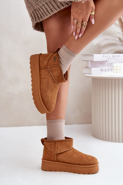  sniego batai su platforma Big Star OO274A098 Camel