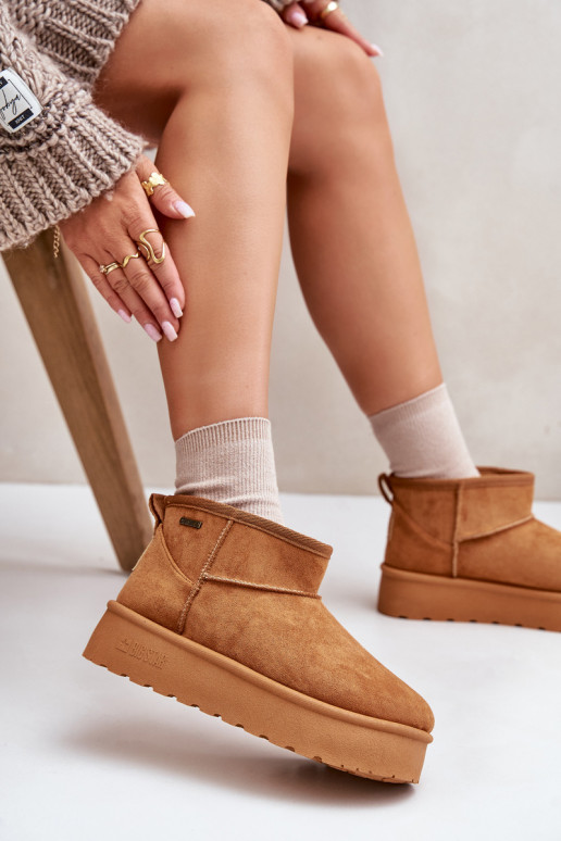  sniego batai su platforma Big Star OO274A098 Camel