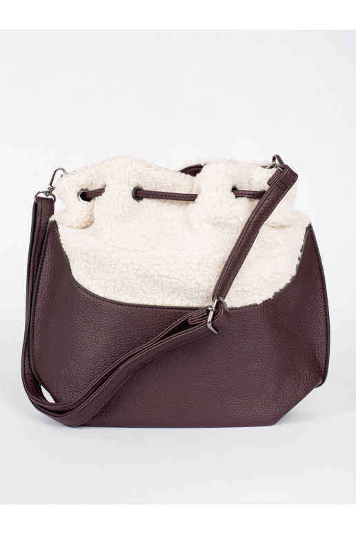  elegantiška rankinė su kailiuku typu baranek